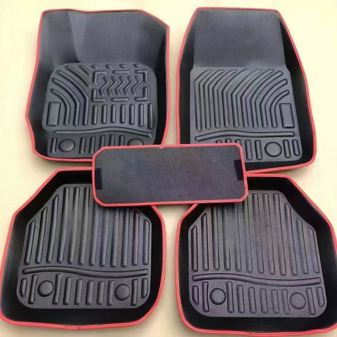 Amazon Wholesale One Generation Fat Temu Universal Car Mats Five Sets of Car Right-Hand Drive Mats