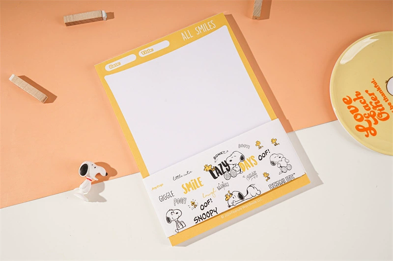 Юему JT-101352 новая Snoopy линейка бумага A5 мультфильм ученик
