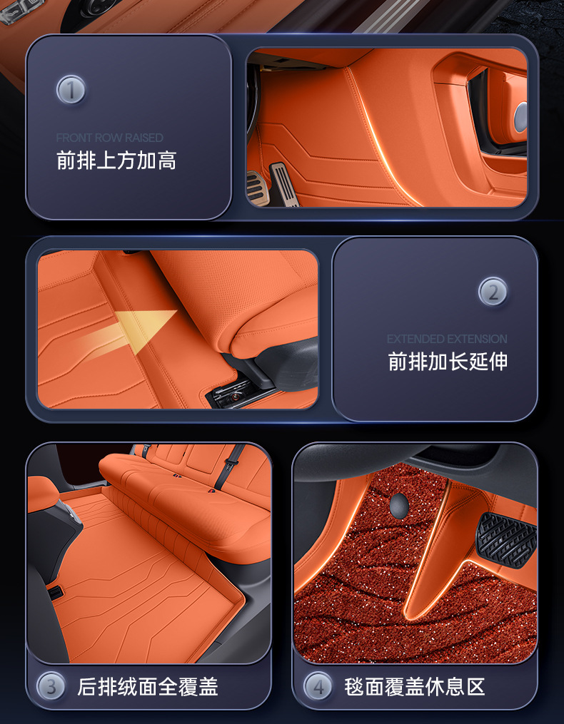 Suitable for Xiangjie S9T Floor Mats, a Complete Collection of 25 Car Interior Modification Accessories and Trunk Mat Supplies