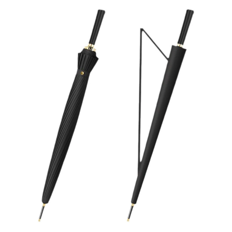 24 кость зонтик оптовая подгонянная длинная ручка прямой зонтик большой негабаритный ветростойкие три человека рекламный зонтик солнцезащитный зонтик