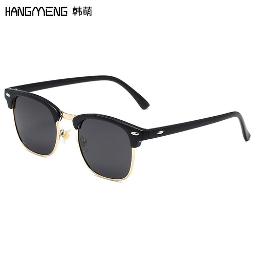 3016 Polarized Sunglasses for Men and Women Retro Universal Sunglasses Colorful Coated Polarized Glasses Anti-Blue Light Glasses Wholesale