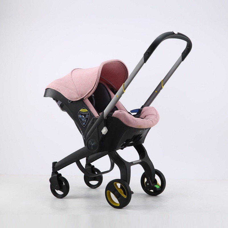 Baby Stroller 0-12 Months Four-In-One Four-Wheel Aluminum Alloy Frame Reversible Stroller