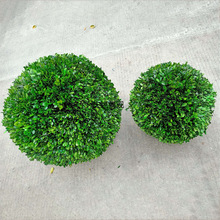 仿真黄杨球苔藓球米兰球尤加利草球塑料草球庭院围墙篱笆装饰
