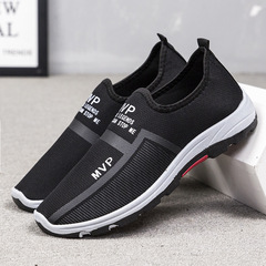 批發新款老北京透氣布鞋2023年男款時尚休閒鞋男一腳蹬男鞋