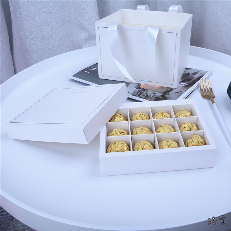 生巧包装盒情人节糕点巧克力生巧包装星球星空送礼纸盒烘焙