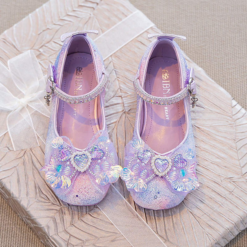 Zapatos de princesa de niñas zapatos de cuero de moda 2026 nuevos zapatos de primavera para niños zapatos de cristal de niñas image 7