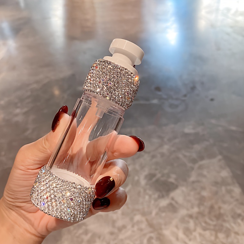 高颜值按压式喷雾瓶轻奢镶钻旅行便携真空瓶精致爽肤水瓶工厂直供