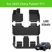 For 2025 Chery Fulwin T11 TPE Car Floor Mat/Rear Trunk Mat