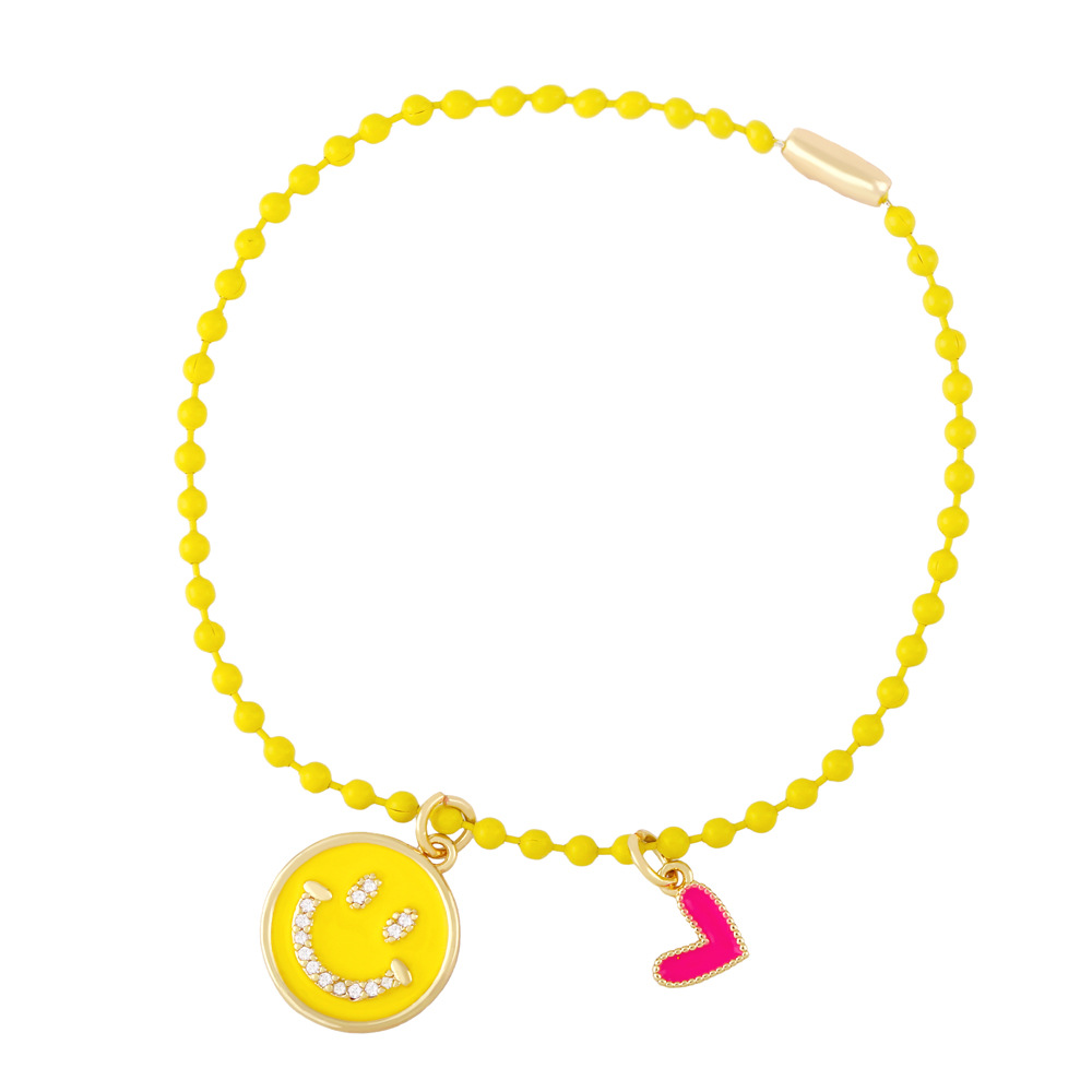 Bracelet Émoticône Smiley Amour Design De Niche display picture 6