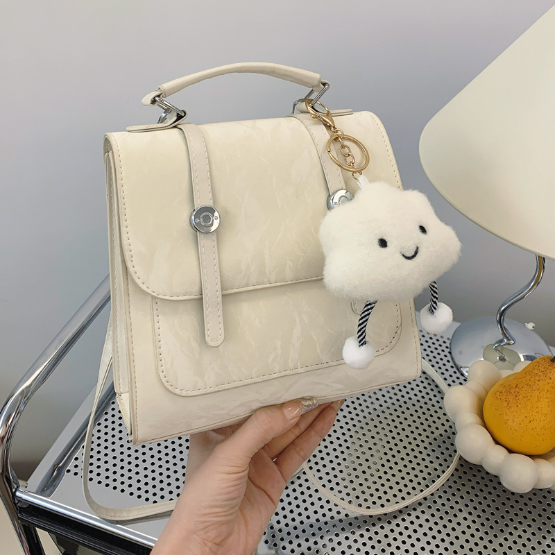 Modischer Kleiner Quadratischer Damen Rucksack Im College Stil_voghion.com