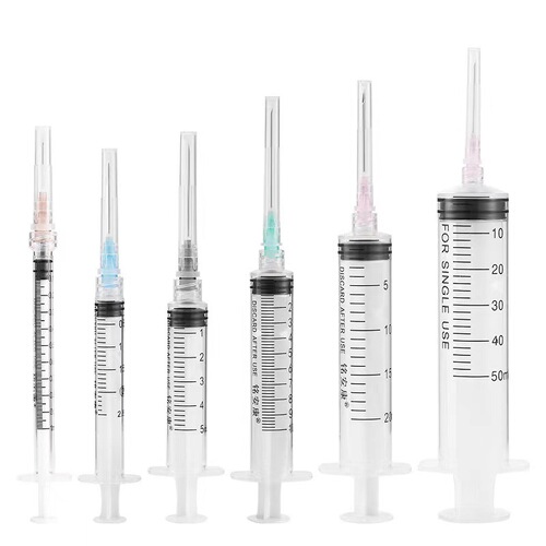 Screw-top syringe barrel 2.5ml 1ml 5ml 20ml 10ml hand-pushed plastic syringe