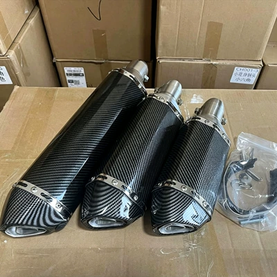 Exhaust pipe: Small Hexagonal Motorcycle Exhaust
