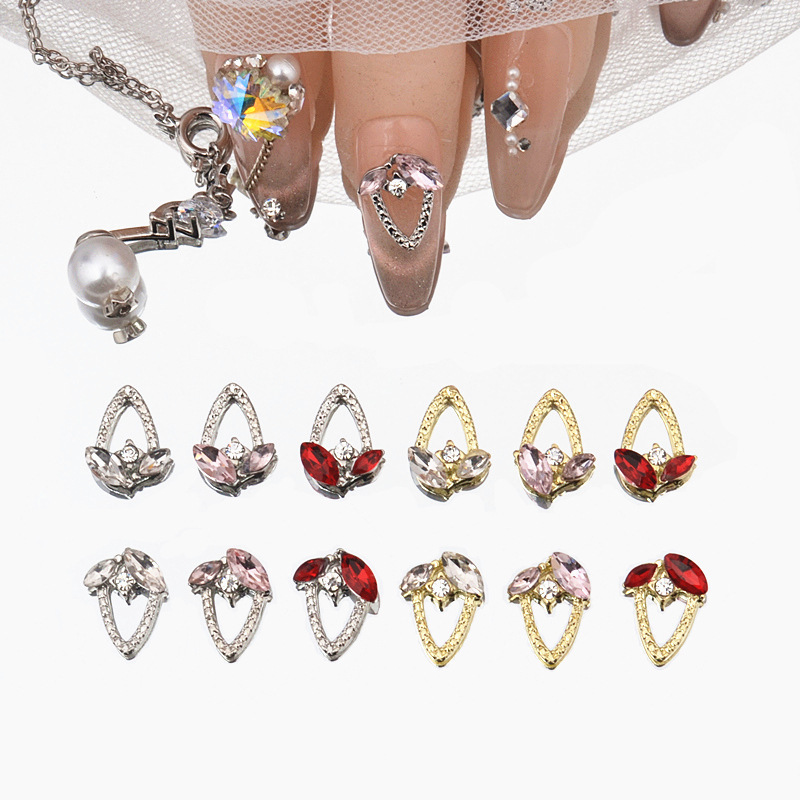 Nail Garland diamond alloy jewelry metal diamond bridal diamond nail decoration Super Flash rhinestone accessories wear nail sticker Nail Garland diamond alloy jewelry metal diamond bridal diamond nail decoration Super Flash rhinestone accessories wear nail sticker