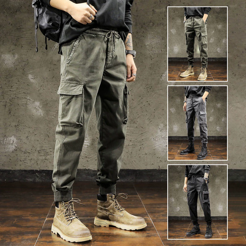 Универсальные рабочие осенние брюки для отдыха, oversize, свободный крой