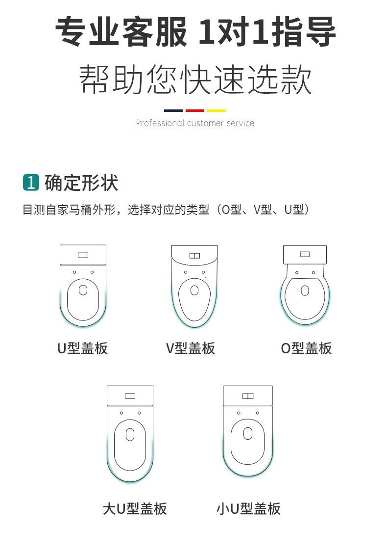 Wholesale of universal slow-lowering household thickened and durable old-fashioned UVO extra-thick toilet seat cover accessories details Picture