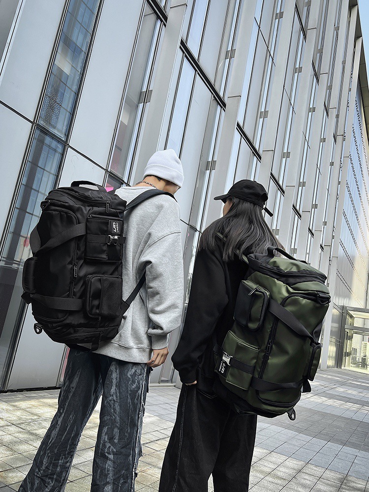 Seco y húmedo separación de la bolsa deportiva de fitness bolsa de equipaje mujer de gran capacidad portátil mochila de viaje de hombro bolsa de viaje corto hombre