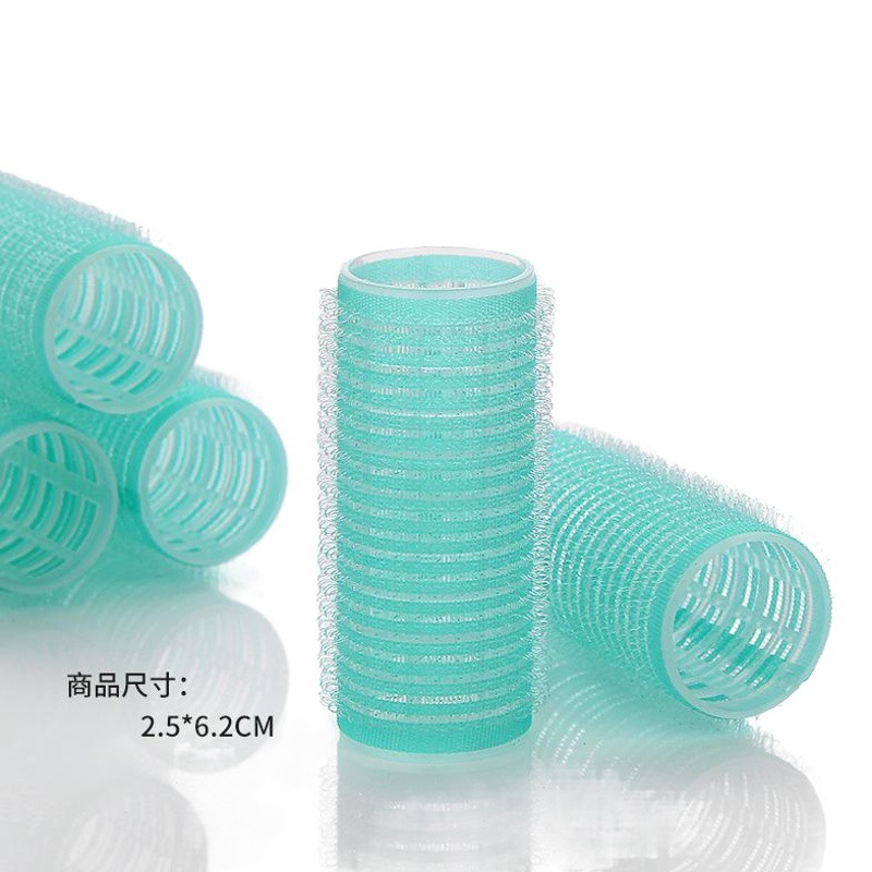 Full set of self-adhesive hair curling bangs artifact curling tools air bangs artifact does not hurt hair curling cylinder wholesale