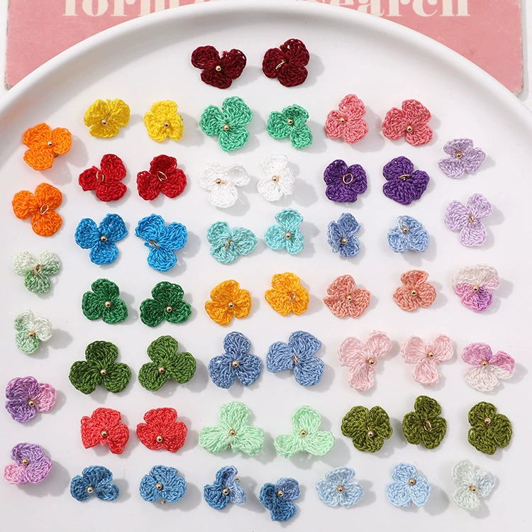 Осенне-зимняя новинка, милый мини-хлопковый цветок, подвеска, сделай сам, ручная работа, заколка для волос, аксессуары для волос, серьги, материал, оптовая продажа