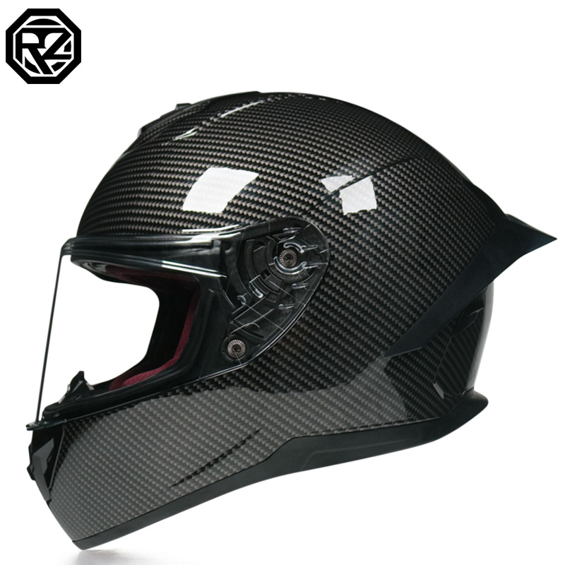 Casco de motocicleta Orz para hombres y mujeres, casco integral de verano con gran alerón trasero para todas las estaciones, certificado por DOT, transfronterizo.