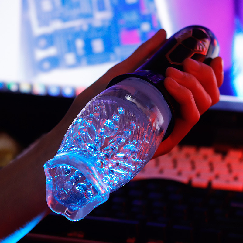 Airplane Cup Male Rotating Vibrating Bead Fully Automatic Masturbator Adult Sex Toys_voghion.com