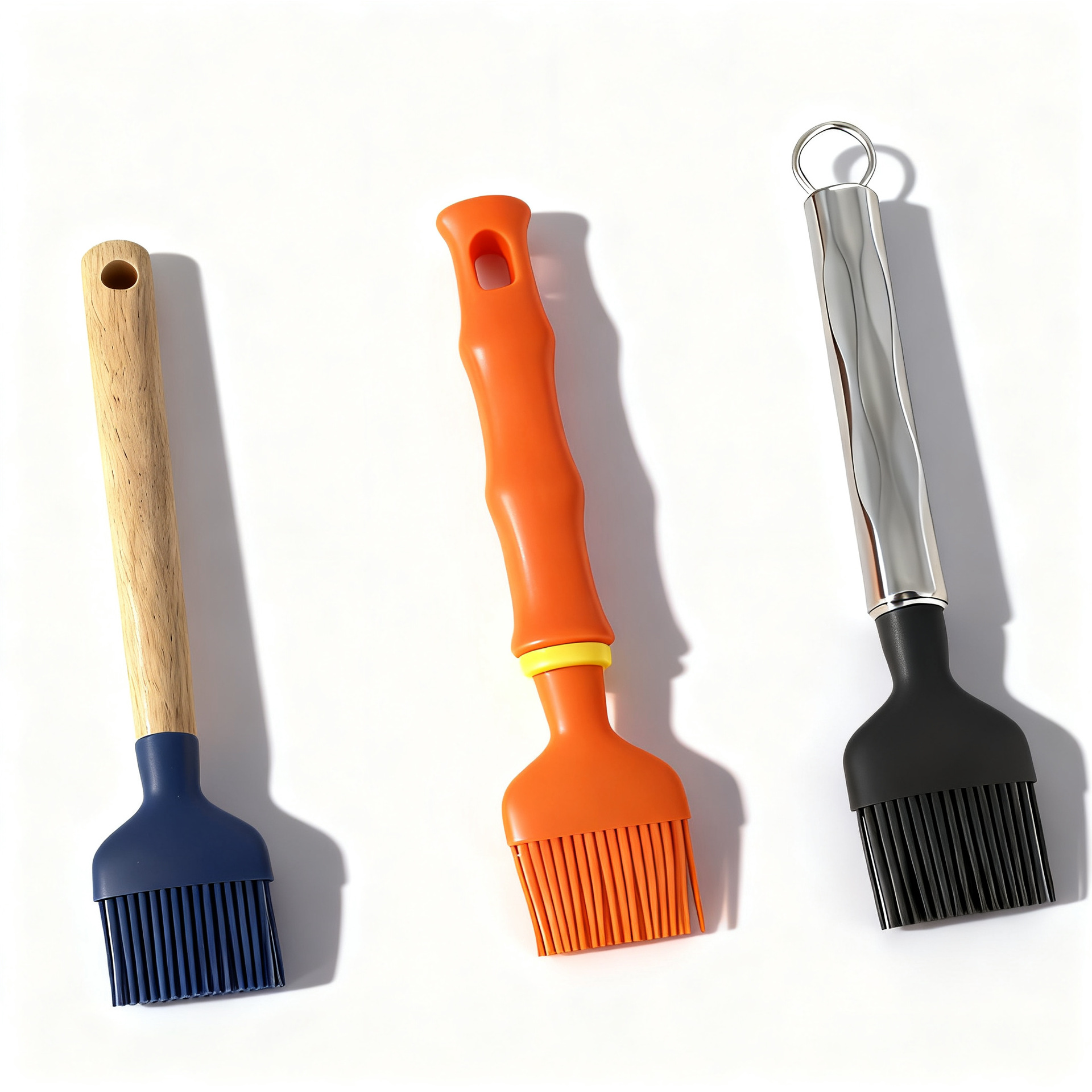 Silicone Oil Brush Pancake Brush High Temperature Resistant Silicone Barbecue Brush Sauce Sweep Brush Baking Tool Kitchen Pancake Brush