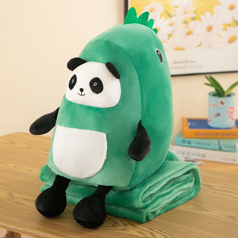 Oficina de dibujos animados almohada edredón de doble propósito almohada cojín del coche multi-funcional manta siesta Comercio exterior al por mayor