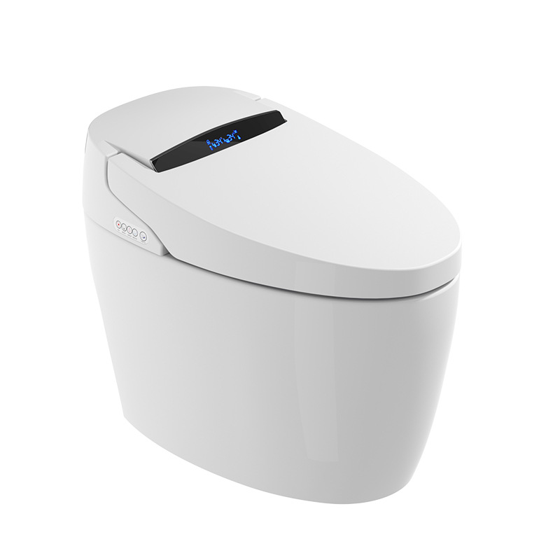 inodoro inteligente de cerámica asiento inodoro de ingeniería doméstica integrado inducción eléctrica automática control remoto calentamiento lavado
