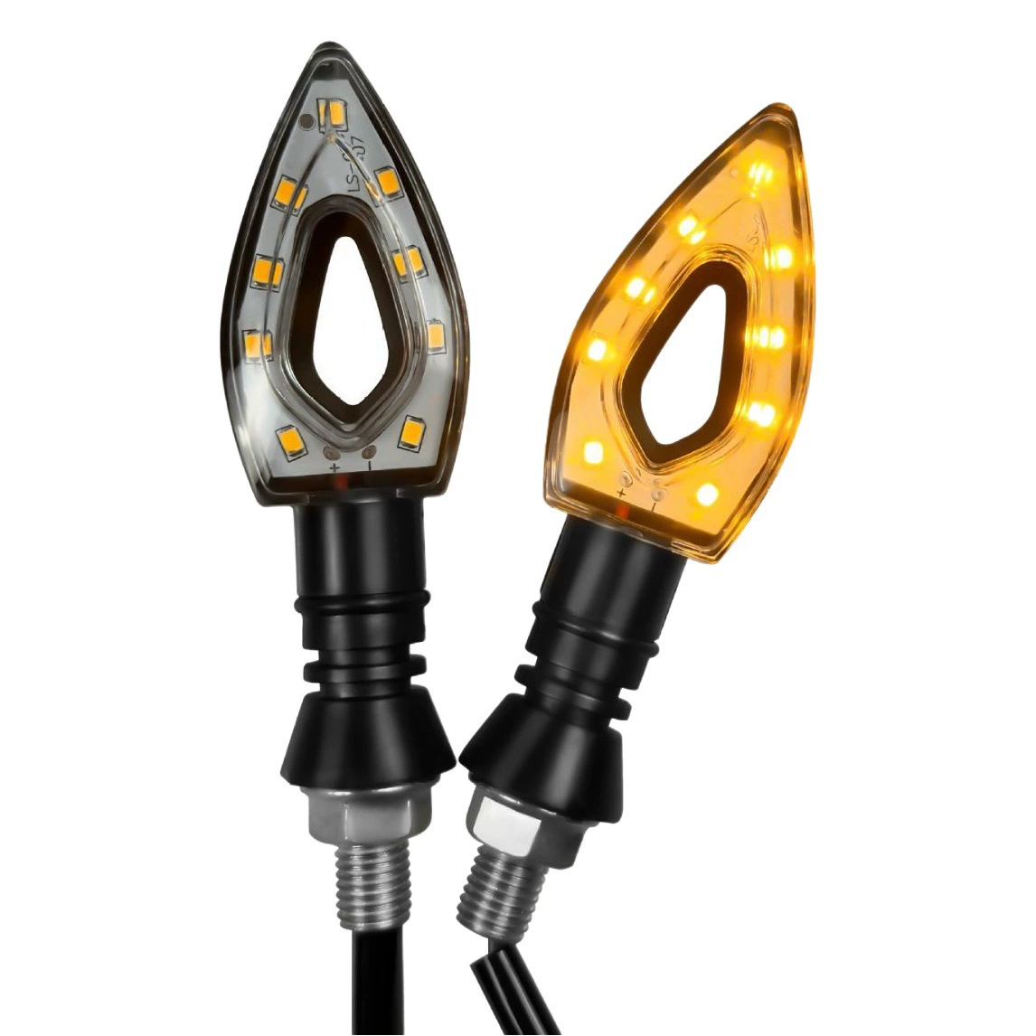 Прямые поставки от производителя: запчасти для модификации мотоциклов, 12-вольтовые индикаторные лампы для мини-мотоциклов, универсальные светодиодные поворотники для электрических внедорожных транспортных средств.