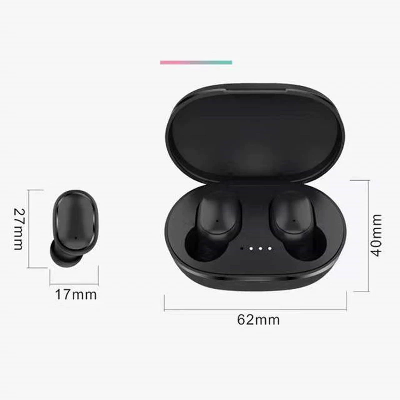 Наушники (Lanxun) A6S Bluetooth 5.2 беспроводные вкладыши — 35 мАч наушник, 200 мАч зарядный кейс
