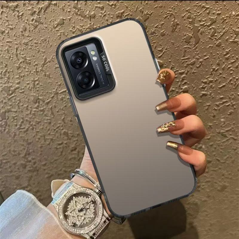 La nueva carcasa plateada de color se aplica a la carcasa del teléfono OPPOREALME10PRO X6PRO mate 12PRO/10PROPLUS