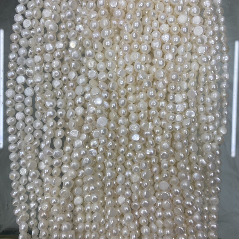 7~8mm white bright clean no flower skin basic no grain shape neat natural freshwater pearl diy accessories 7~8mm white bright clean no flower skin basic no grain shape neat natural freshwater pearl diy accessories