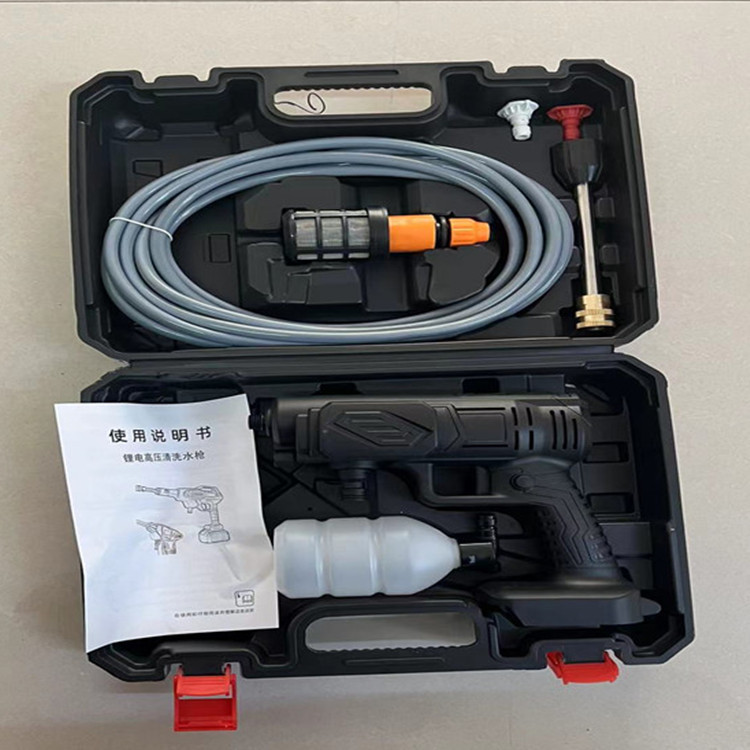 无线手持便携洗车枪家用锂电车载洗车器高压水枪大功率园艺打药机