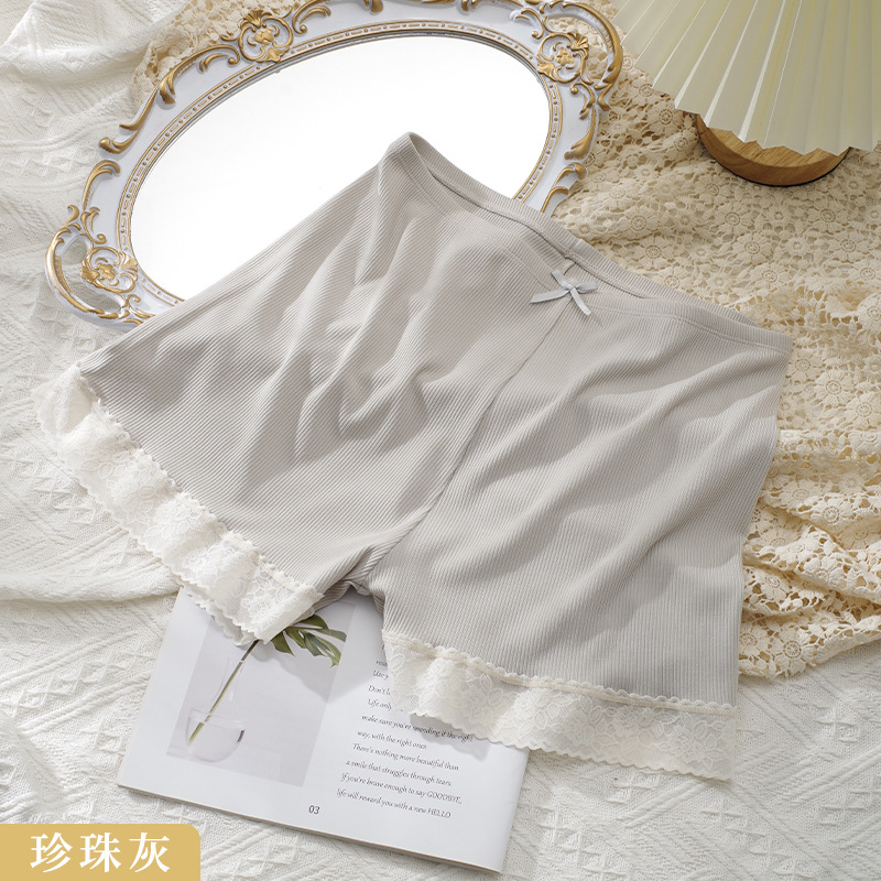 Pantalones de seguridad sin costuras finos de verano Fábrica al por mayor boxeadores de fondo de algodón de tamaño libre calzoncillos de boxeador anti-Exposición para mujeres