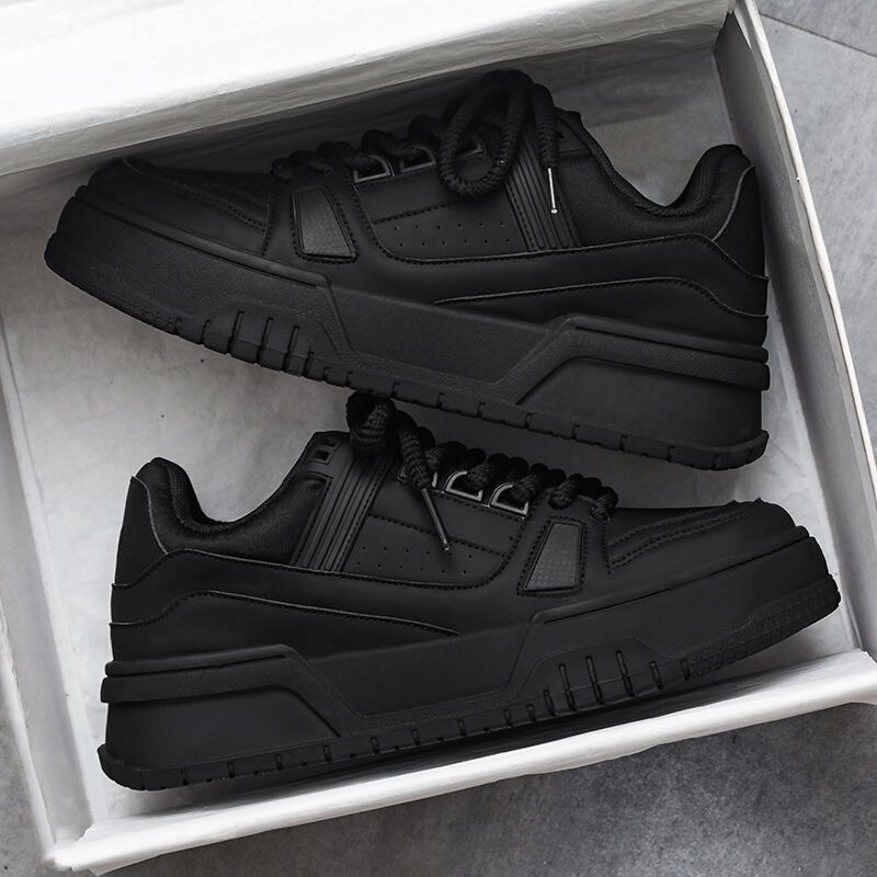 Men's Shoes Autumn New Breathable White Shoes Niche Design All-match Youth sneaker Platform Casual Board Shoes for Men