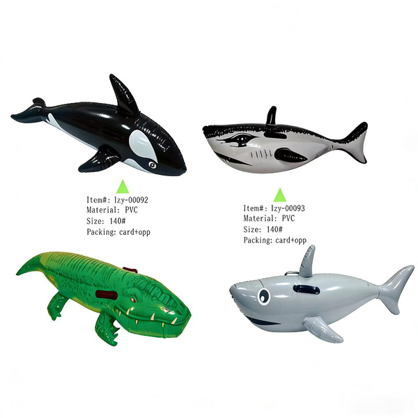 inflatable water shark PVC