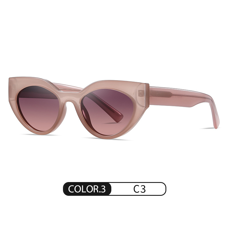 Nuevas gafas de sol de hoja S26105 Gafas retro anti-azul de moda europea y americana Gafas de sol polarizadas para mujer de tiro callejero