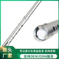 Golf Aluminum Ball retriever with easy assembly upper and lower sections golf metal ball retriever ball pick-up tool manufacturer