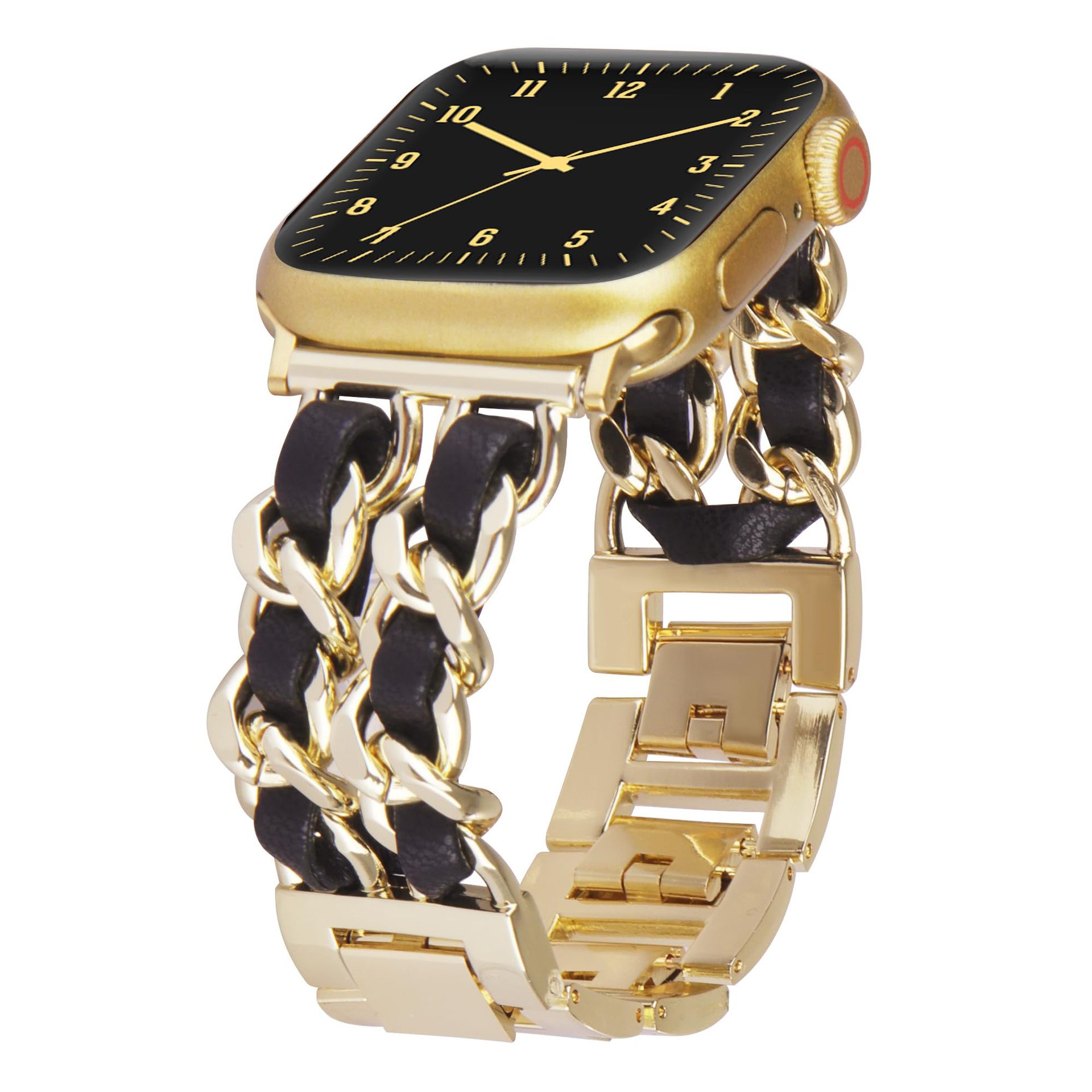 블랙 가죽 + 골드