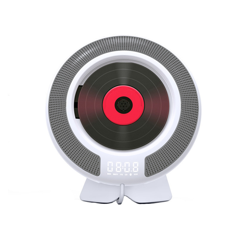 跨境壁掛CD播放機(jī)孕媽cd胎教機(jī)學(xué)習(xí)機(jī)便攜式CD光盤播放器藍(lán)牙音響