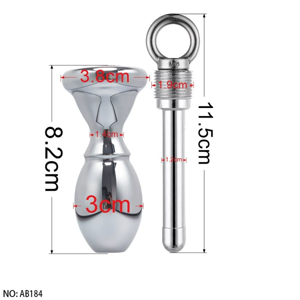 Flushing medium duck egg anal plug AB184