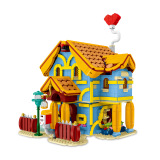 模客 031051-53 Архитектурный креативный мультяшный городской сериал, модель обучающего строительного блока, игрушки для девочек