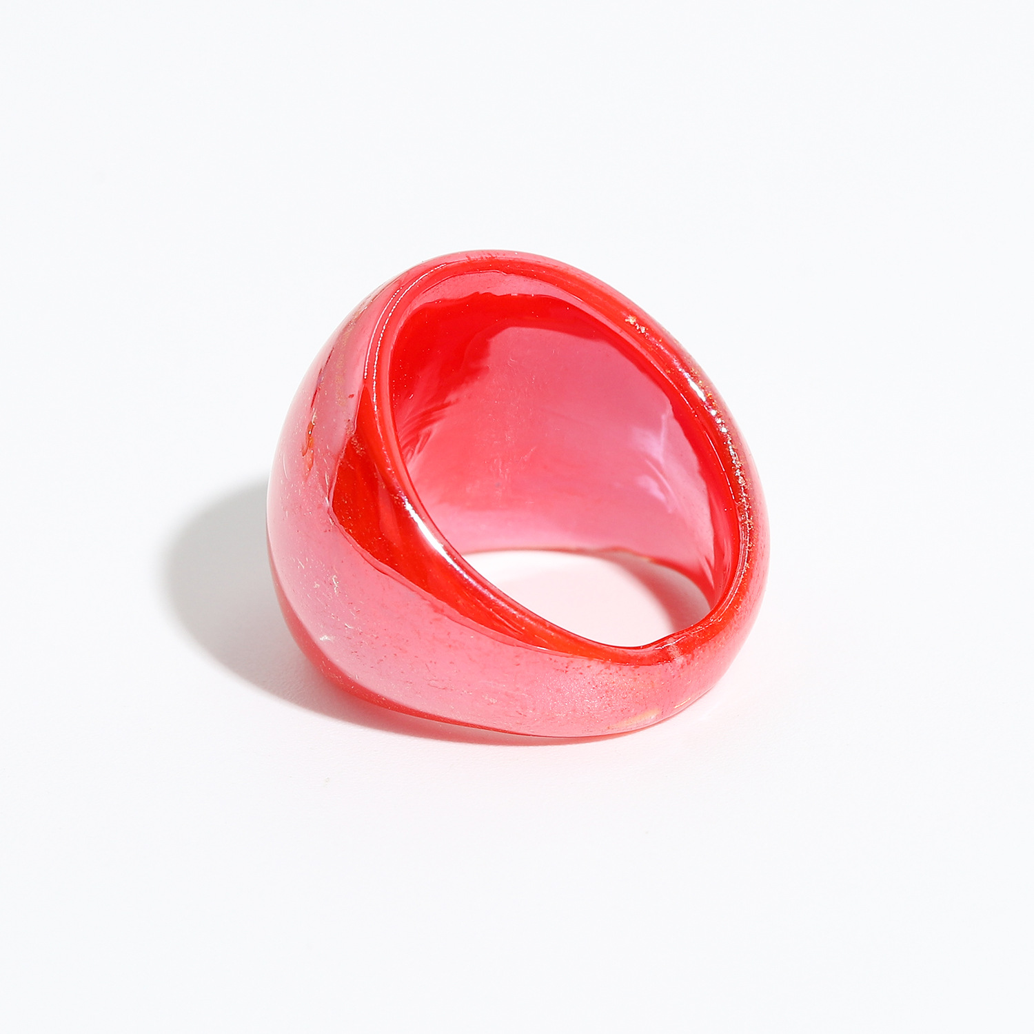 Korean Candy Color Glass Ring display picture 38