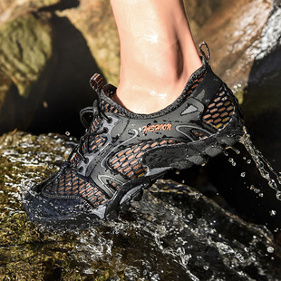 Men's Hiking Shoes Men's Autumn Breathable Outdoor Sports Breathable Lightweight Mesh Climbing Shoes