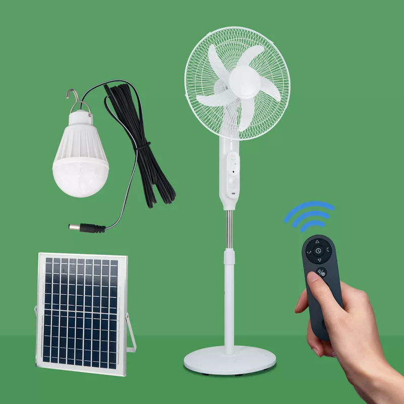 Universal air fan solar-powered, travel brushless engine, 16inch, (Cross-border trading)