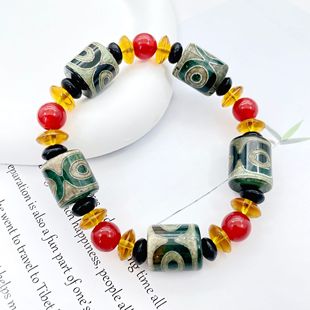 Factory wholesale Tianzhu bracelet genuine goods red agate Tianzhu Lutong bracelet stall studio fans supply