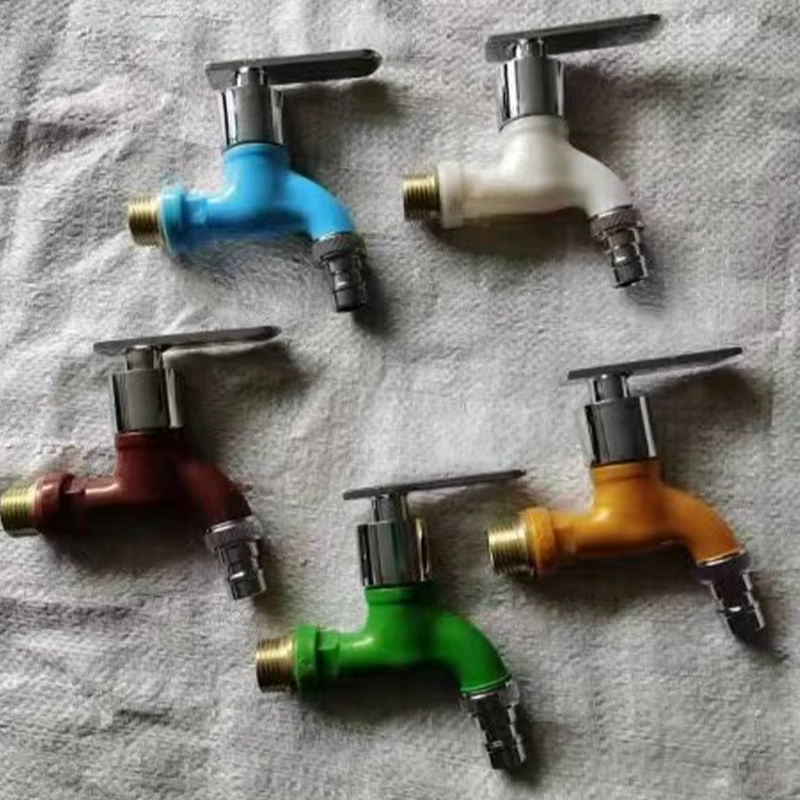 Одноголовый цветной кран пластиковый PPR4 очков бытовой швабры бассейн быстро открыть кран оптом стиральная машина водяной дракон