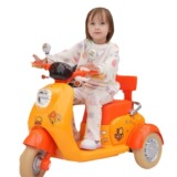 B.Duck, электрическая трехколесная игрушка с сидением, мотоцикл подходит для мужчин и женщин для девочек