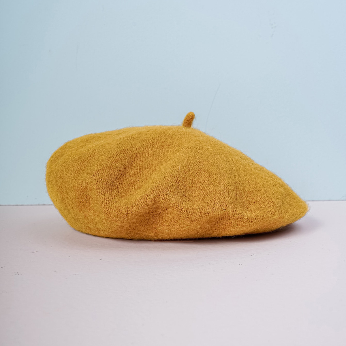 Boina para adultos-jengibre amarillo