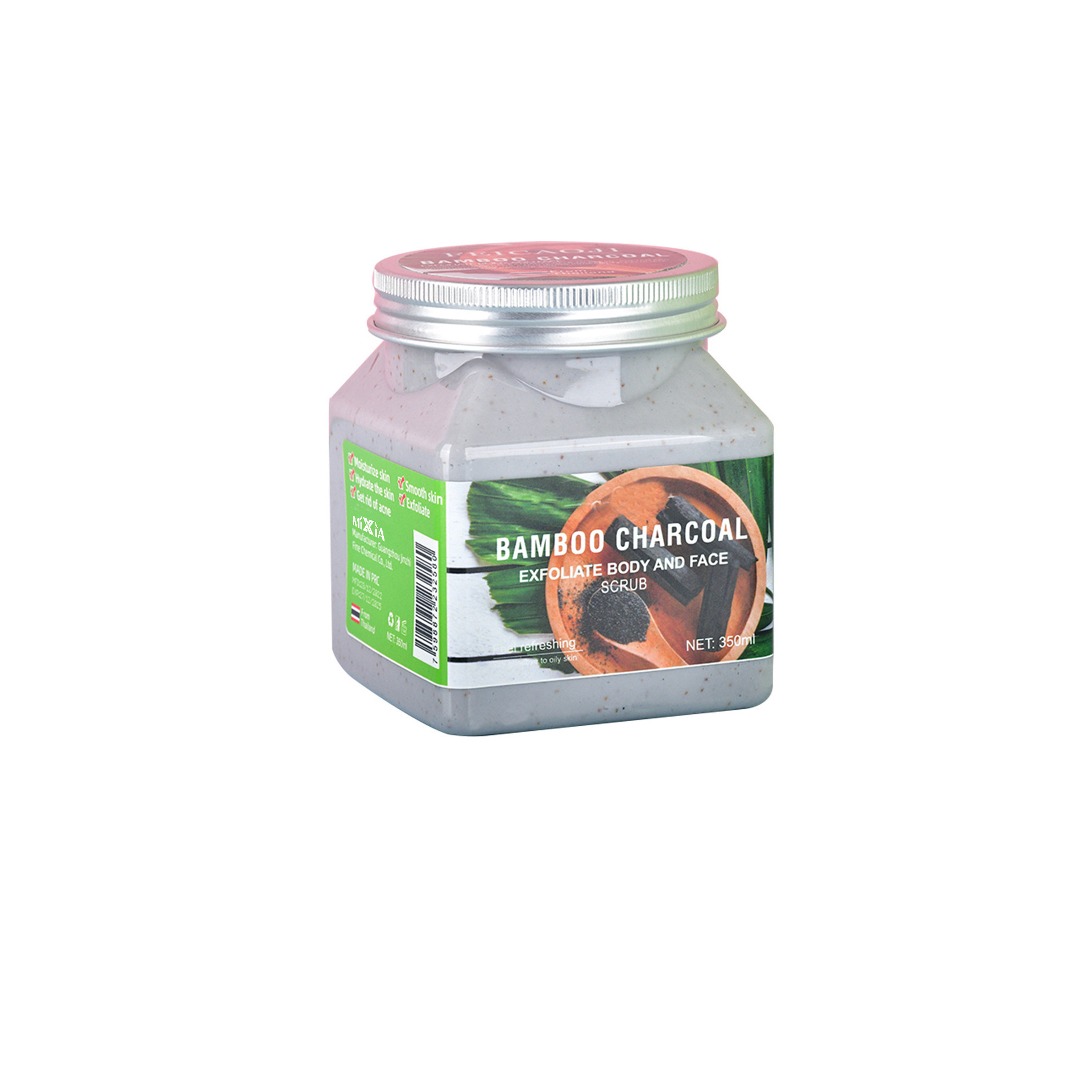 Exfoliante corporal transfronterizo para todo el cuerpo, exfoliante para piel de gallina, blanqueador, para baño, piel del cuerpo, exfoliante facial de sal marina, hidratante