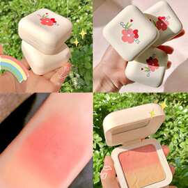 gogotales戈戈舞软萌三拼渐变腮红正品裸妆自然修容晒红提升气色